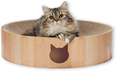 Indoor cat scratching bowl - cat scratching blinds with reversible usability and additional comfort