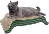 Cat scraper - reversible cardboard scraper, durable cat scraper bowl