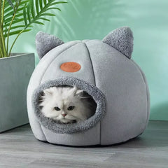 Winter new deep sleep comfortable cat bed small cushion basket