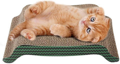 Cat scraper - reversible cardboard scraper, durable cat scraper bowl