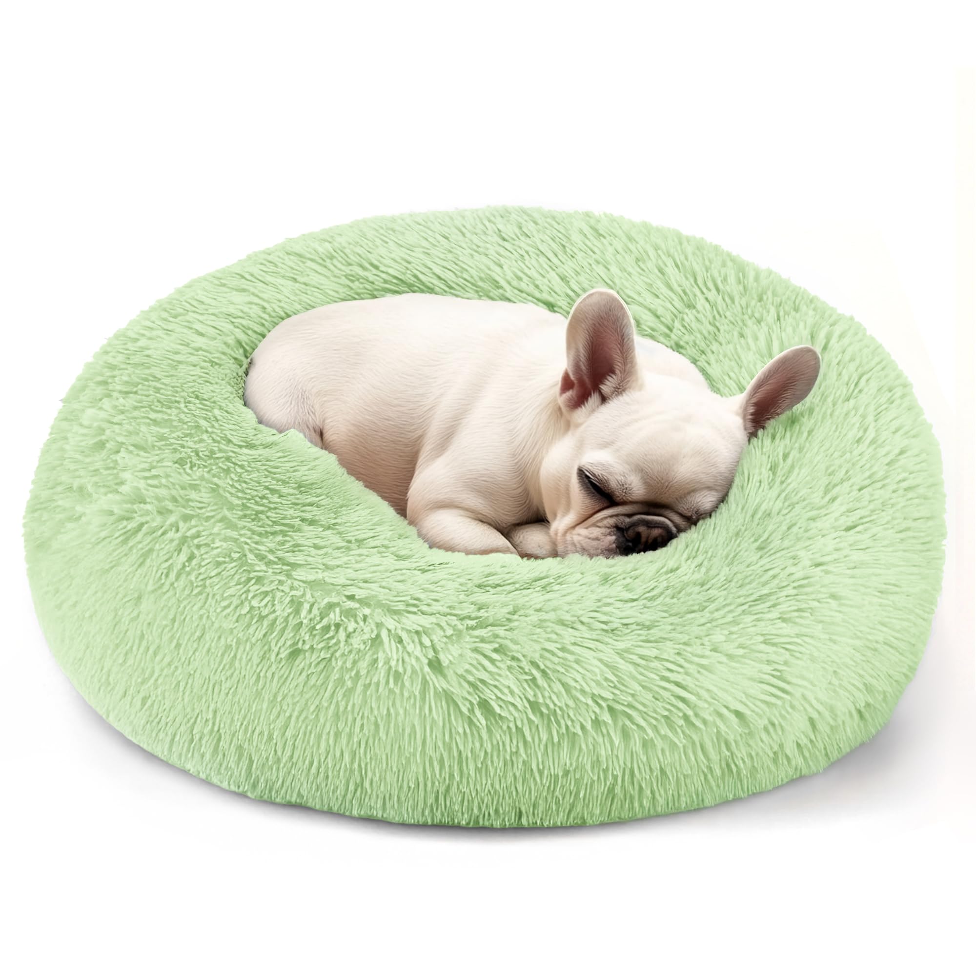 Suitable for indoor cat beds, a 20 inch soothing donut bed for kittens