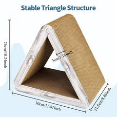 New vertical cat tower gripper triangle foldable gripper