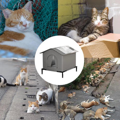 Cat house with mat waterproof summer pavilion foldable